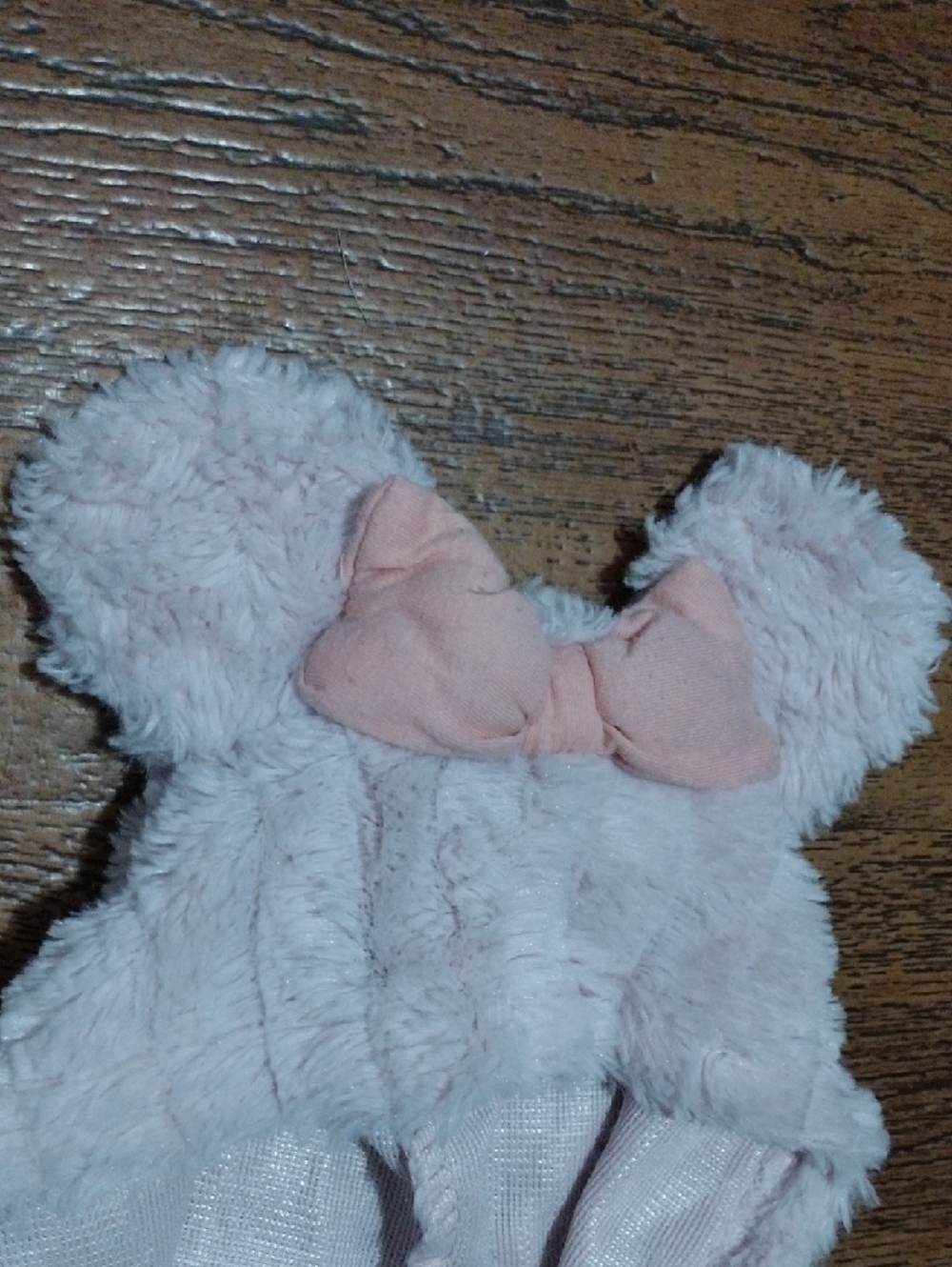 Disney Plush Hooded Baby Jacket in Light Pink with Bow - Picture 5 of 9